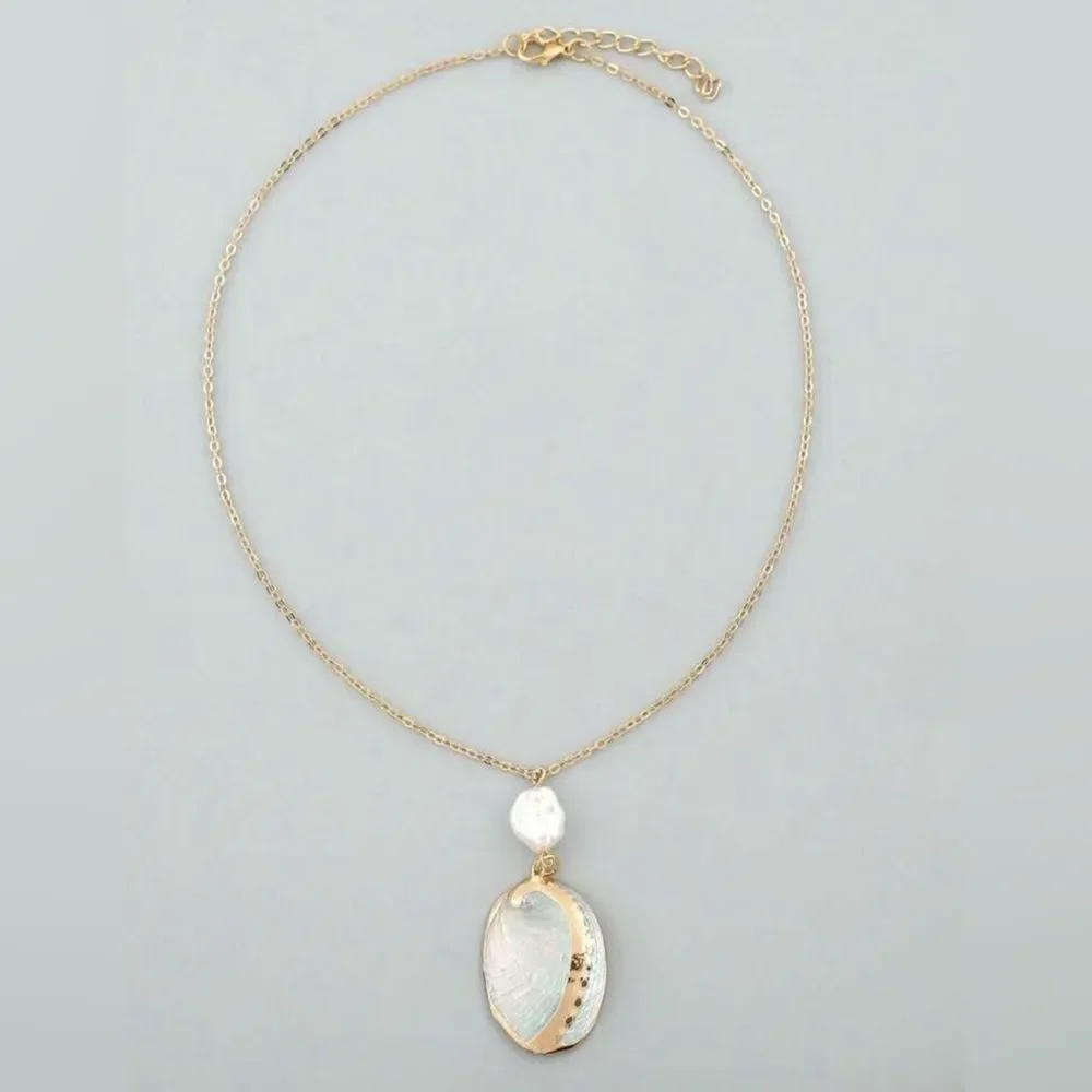 Shell necklace M770 - Picture 1 of 5